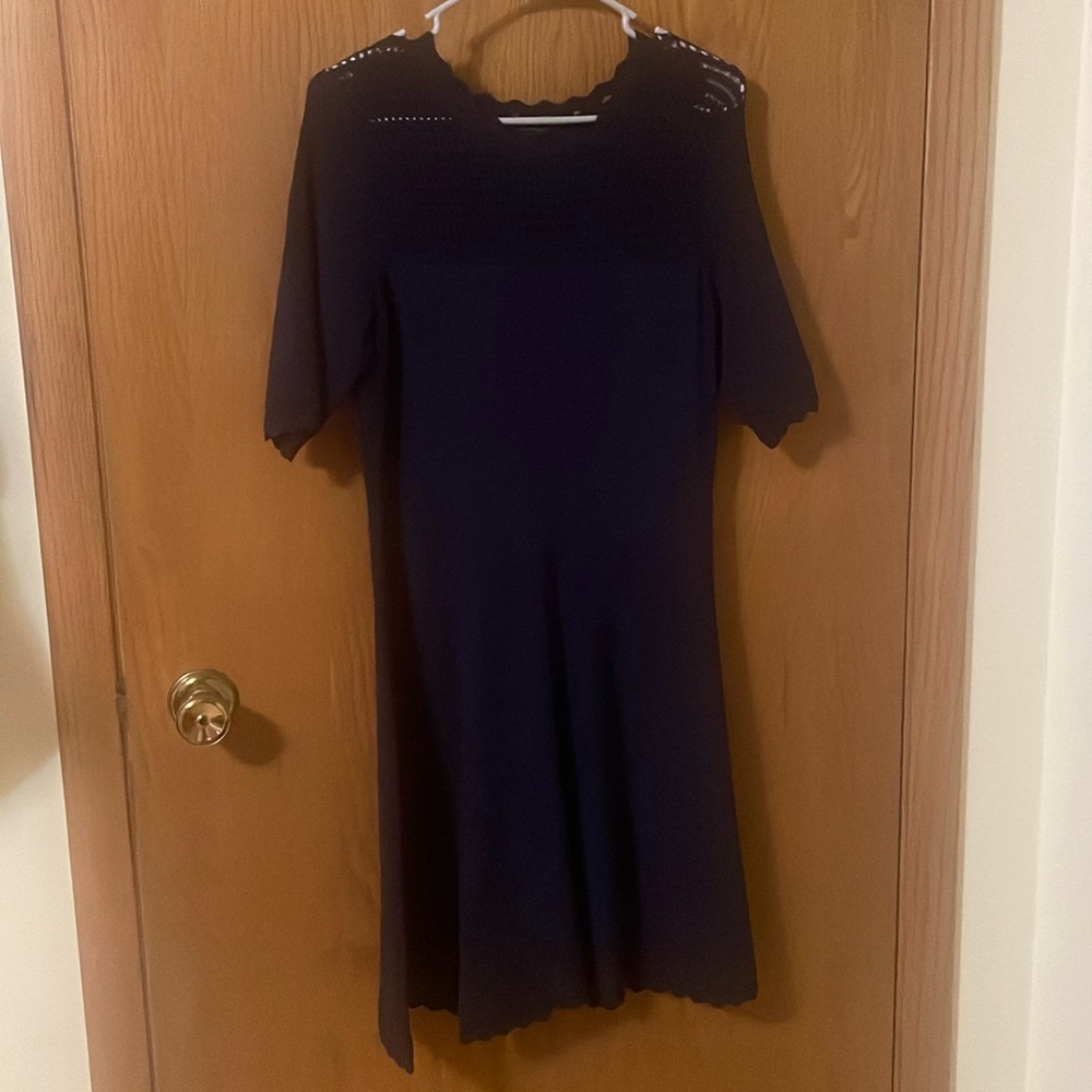 Navy Blue Dress, size small, sleeves to elbow,